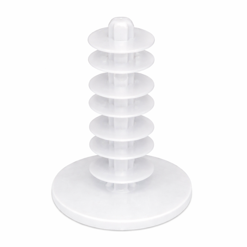 Frosted Kunststoff-Wanddübel