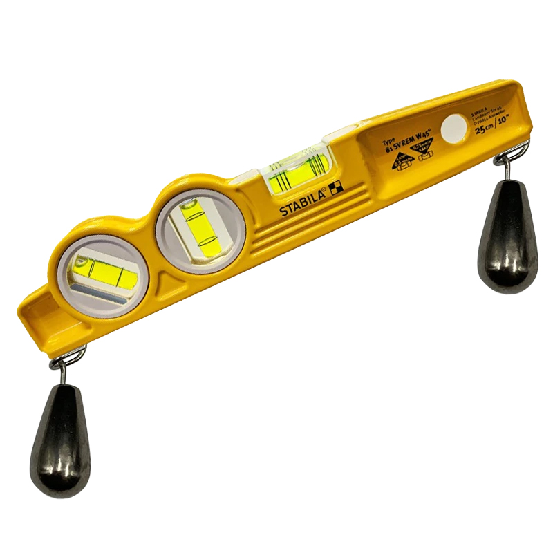 2x GEWICHTE FÜR DIE WASSERWAAGE | MAGNETISCH