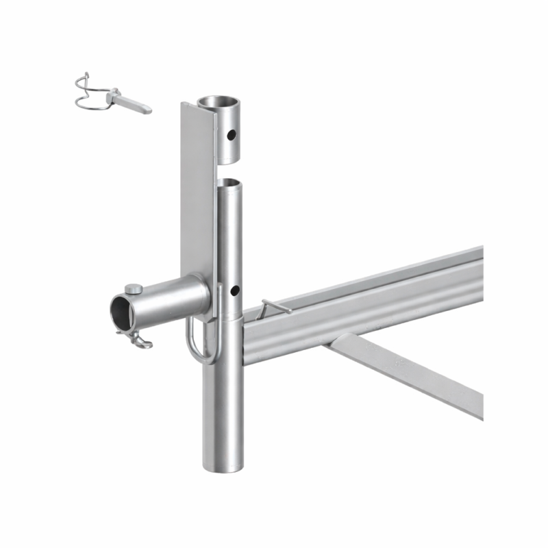 Konsoladapter mit einem Rohrklappstecker